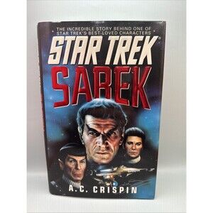 Sarek by A. C. Crispin Star Trek Hardcover Like New (Bx X)